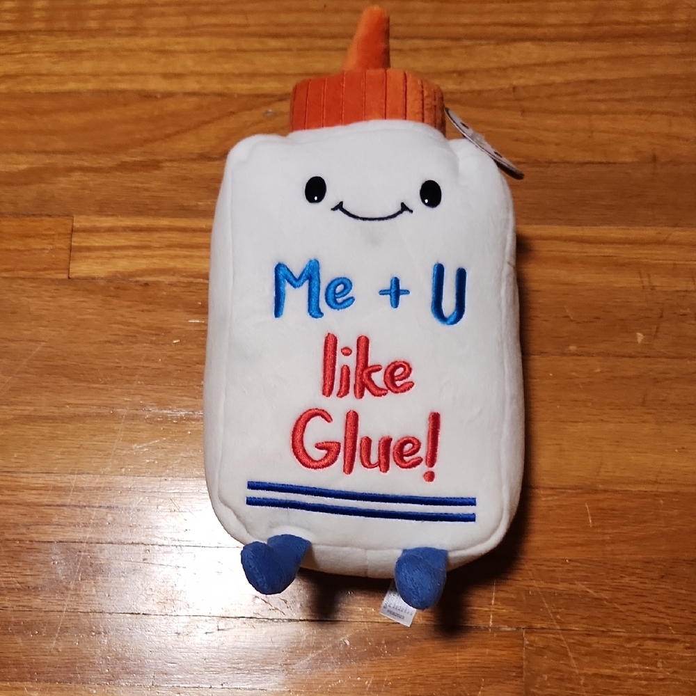 Cute Glue Bottle Plush Toy
